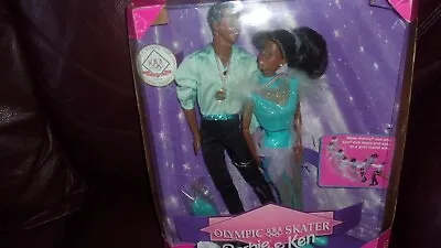 Mattel 1997 Olympic Skaters Ken And Barbie African American Pair Figure Skater • $25