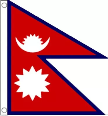£6 • Buy NEPAL FLAG Nepalese Shaped National Flag Asia Asian