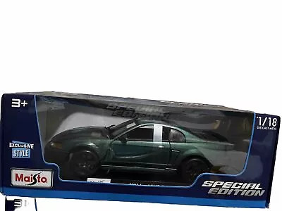 Green 2003 Ford Svt Cobra 1/18 Diecast Model Car By Maisto - New In Box • $40