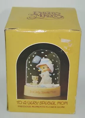 Enesco 1984 Precious Moments Snow Globe  To A Very Special Mom  Samuel J Butcher • $14.25