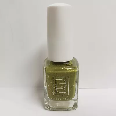 Painted Polish Gilded Greenhouse Thermal Nail Polish Green Gold Metallic Flakies • $7.99