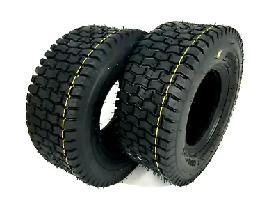 £51.30 • Buy 13x5.00-6 TURF TYRES X2 Ride On Lawn Mower Garden Tractor 13x500-6 Tyre TUBELESS