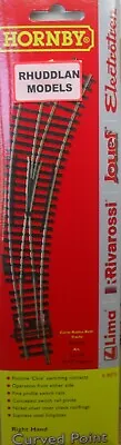 New Hornby OO Gauge R/H Curved Point R8075 • £20.95