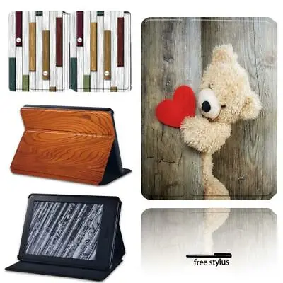 £7.96 • Buy Leather Stand Cover Wood Sign Cases For Amazon Kindle 8/10/11th Paperwhite 12345