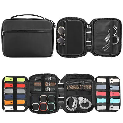 Portable Storage Bag Organizer Pouch For Apple Watch Bands Bracelet Accessories • $13.59