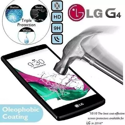 Tempered Glass Screen Protector LG G2 Mini/G2/G3mini/G3/G4/G5/G6/K10/Spirit/Leon • £3.35