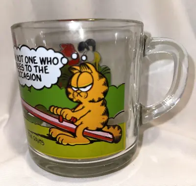 McDonald’s Garfield & Friends Mug Vintage Jeff Davis Coffee Tea Hot Cocoa Milk • £12.54
