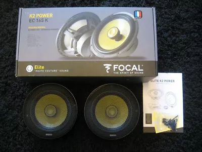 Focal Ec-165k 6.5  80w Rms 2-way K2 Power Coaxial Speakers • $579.99