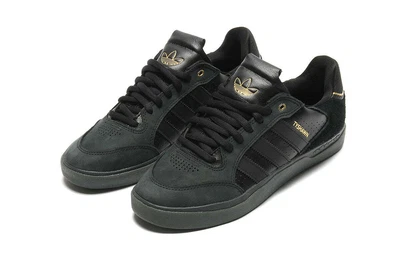 $120 • Buy Adidas Shoes Tyshawn Low Black/Black/Gold Metallic US SIZE Skateboard Sneakers