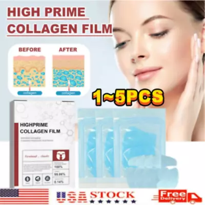 Skynpure-Pure Collagen FilmsHighprime Collagen Film Mask For Forehead Cheeks US • $8.99