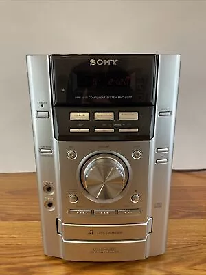 Sony MHC-EC70 Mini HIFI Component Stereo 3CD Changer Cassette Radio Tested WORKS • $69.97