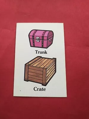 Mystery Mansion Board Game 1984 REPLACEMENT TRUNK CRATE SEARCH CARD *73O • $7