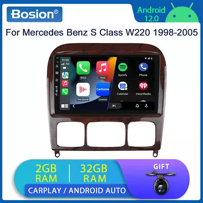 Android 12 For Mercedes Benz S Class W220 1998-2005 Car Stereo Radio GPS 2+32GB  • $155.99