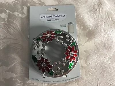 Yankee Candle Poinsettia Illuma Lid • £24.95