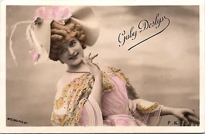 Gaby Deslys: Beautiful & Talented Actress Dancer & Singer : Stebbing : Rppc • $27.50