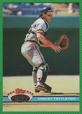 Mickey Tettleton - 1991 Topps Stadium Club #412 - Detroit Tigers Baseball Card • $1.25