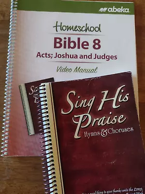 Abeka Sing His Praise Hymns & Choruses Homeschool Video Manual • $14.49