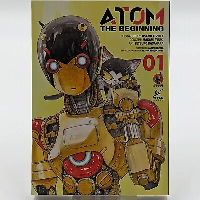 ATOM The Beginning Volume 1 By Osamu Tezuka Manga Graphic Novel Paperback Book • $8.50