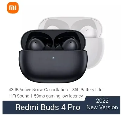 Xiaomi Redmi Buds 4 Pro TWS Earphone Bluetooth Headset Noise Cancelling Earbuds  • $109.99
