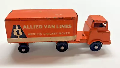 Vintage Allied Van Lines Cast Metal Cab Over Moving Truck 3 Inches • $19.99