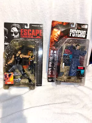 $59.01 • Buy McFarlane Movie Maniacs Snake Plissken Escape From LA And NORMAN BATES PSYCHO.