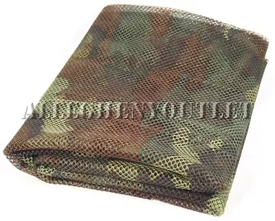 USGI Military Body Sniper Veil WOODLAND Camouflage Ghillie Netting Cover 96x60 • $15.88