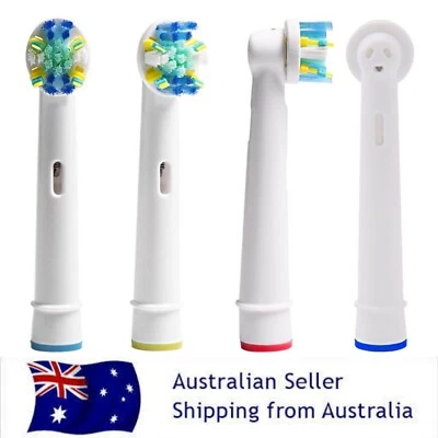 $5.09 • Buy 4pcs FLOSS ACTION Replacement Brush Heads For Oral-B Braun Compatible 