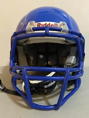 Riddell Revo Speed/Edge Football Helmet Royal Blue Youth Large 2012yr. #115 • $40