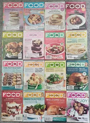Lot Of 16 Martha Stewart Living Everyday Food Issues - 2004-09 - Recipes • $30