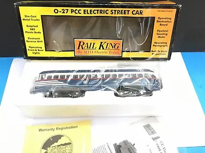 Mth 30-2521-0 Chicago Pcc Electric Street Car W/ Loco-sound Nib • $187.99