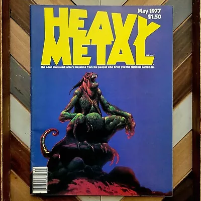 HEAVY METAL VOL. 1 #2 FN/VF (HM 1977) Sharp! MOEBIUS Cover! Corben & Bode Art • $49.98