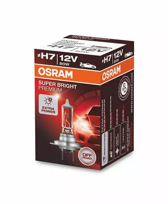 Osram Globe Super Bright Premium (1) H7 Halogen Px26d 12v 80w 62261sbp   • $15.95