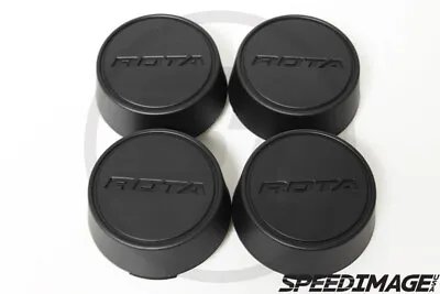 Rota Wheels Moda Flat Black Replacement Wheel Center Caps Gt3 Grid V Track R • $50