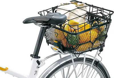 HEAVY DUTY Rear Metal Wire MTX Bicycle Basket Storage Shopping Carrier Handle • $67.49