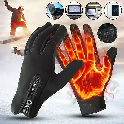 Windproof Waterproof Winter Gloves Touch Screen Warm Thermal Men Women Mittens • $4.99