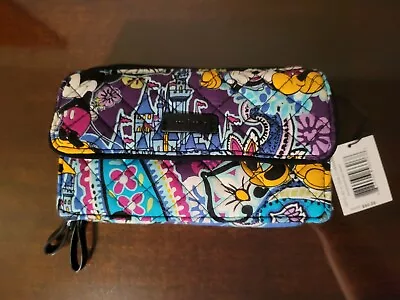 Disney Vera Bradley Mickey's Paisley Celebration All In One Wallet Crossbody NWT • $49.99