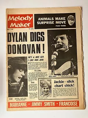 Melody Maker May 8 1965 Bob Dylan Cover • $15