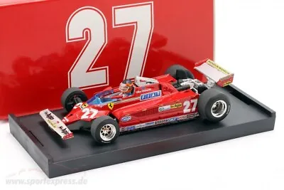 1/43 Ferrari 126ck Turbo 1981 GP Italia Gilles Villeneuve #27 Racing Model Car • $49.95