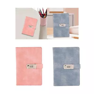 Diary With Lock A5 PU Leather Journal Locking Journal For Boys Teens Girls • $33.66