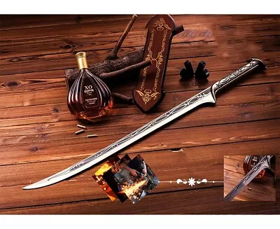 THE HOBBIT (LOTR) - THE SWORD OF THE ELVEN KING THRANDUIL (w FREE Wall Plaque) • $122.01