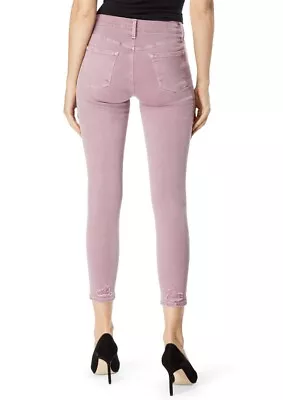 NWT J BRAND 835 Photo Ready Mid-Rise Crop Skinny In Lilac Destruct 32 • $55.99