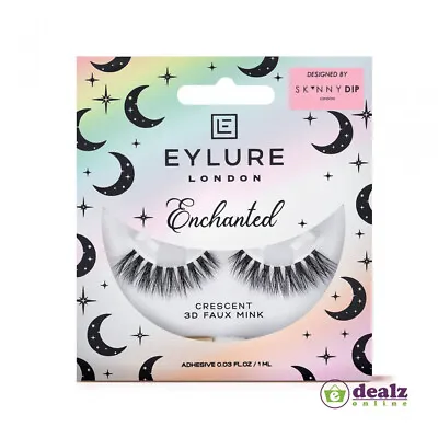 Eylure Reusable False Black Eyelashes Extension Adhesive Eye Lash Style Beauty • £8.99