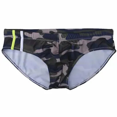 £6.95 • Buy Mens Camouflage Swimming Trunks Briefs Camo Print 28  30  Small  & Medium UK POS