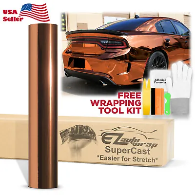 Supercast Chrome Copper Car Vinyl Wrap Decal Sticker Air Release Bubble Free • $19.51