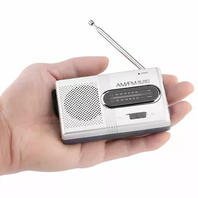 £5.28 • Buy Portable Mini Pocket Travel AM FM Radio Built In Speaker Stereo
