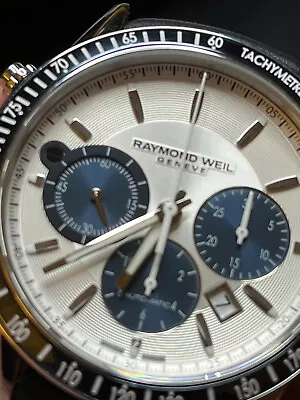 Raymond Weil Freelancer Steel Automatic Chronograph 7740-SC3-65521 • $1200