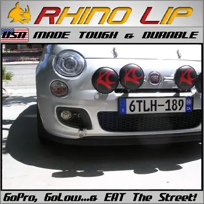 FIAT Rubber Chin Spoiler Splitter RhinoLip Cinquecento 170 Coupe 175 Croma 154 • $39