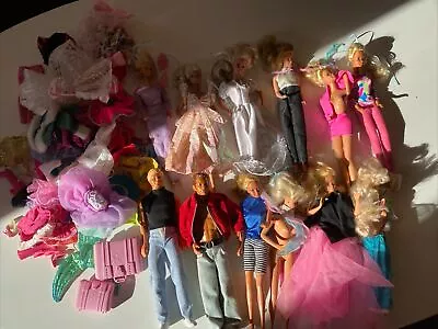 Vintage Barbie Lot Doll Many Clothes  Accessories • $249.99