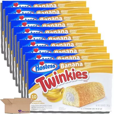 Tribeca Curations | Banana Twinkies Bulk Value Pack Bundle | 10 Count Box | Pack • $49.30