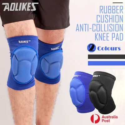 Knee Pad Crashproof Antislip Brace Leg Sleeve Protector Guard Support Men AU • $12.88